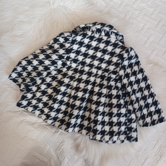 {Cherokee} Hounds Tooth Little Girl Coat - Picture 2 of 6